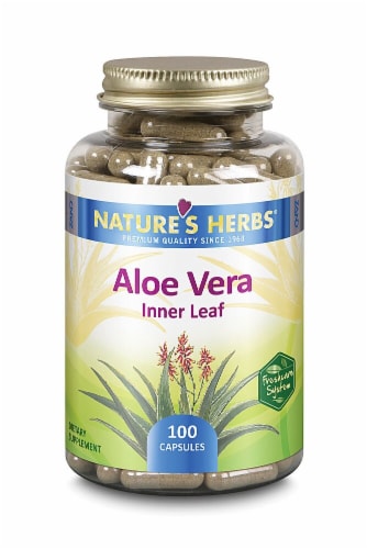 compressie maximaal Overeenkomstig met Nature's Herbs Aloe Vera Innerleaf Capsules, 100 ct - Ralphs