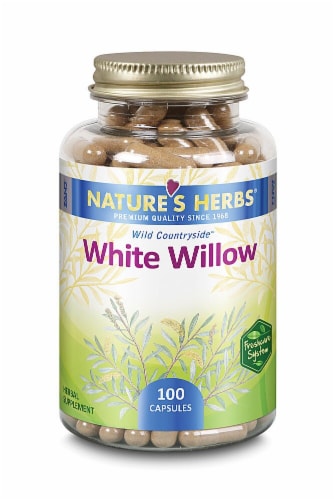 Nature's Herbs White Willow Capsules Perspective: front