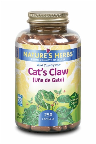 Nature's Herbs Cat's Claw Capsules Perspective: front