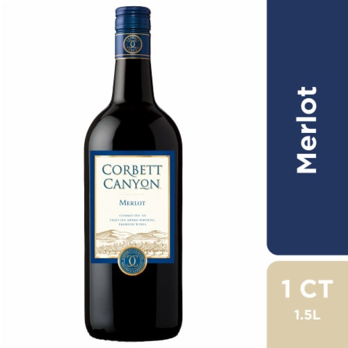 Corbett Canyon Merlot Red Wine Perspective: front