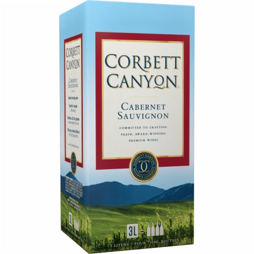 Corbett Canyon Cabernet Sauvignon Chile Red Wine Box Perspective: front