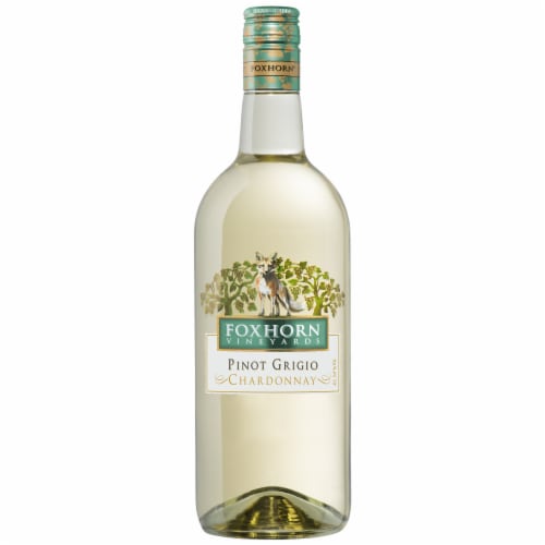 Foxhorn Pinot Grigio Chardonnay Australian White Wine Perspective: front