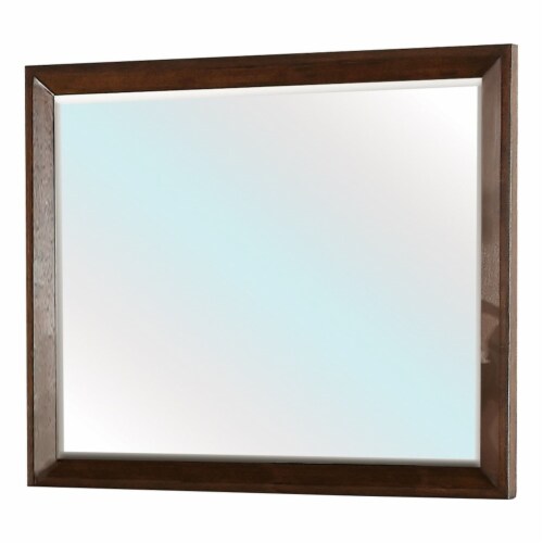 Riverside Furniture Riata Mirror in Warm Walnut Perspective: front
