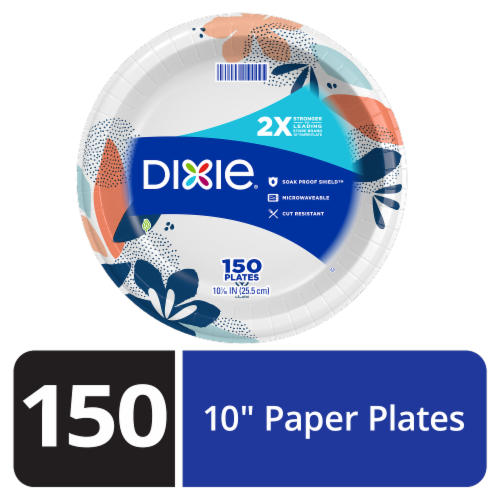 Dixie Everyday 10 Paper Plates, 150 ct - Harris Teeter