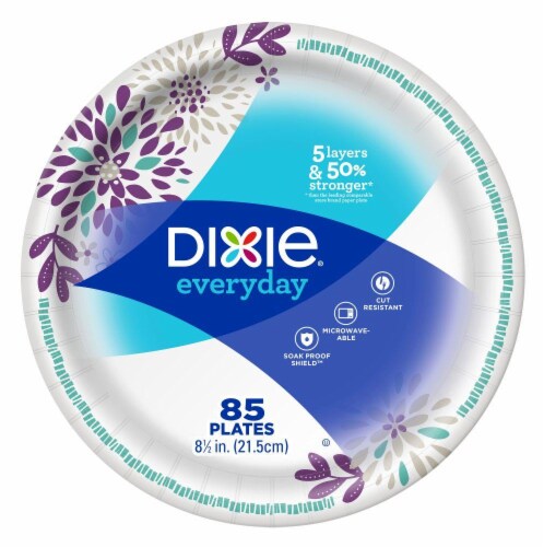 Dixie Everyday 8.5" Paper Plates Perspective: front