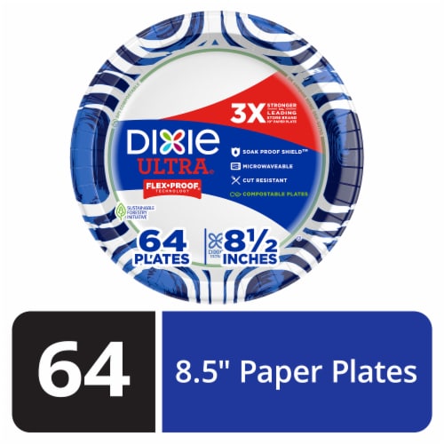 Dixie Ultra® 8.5 Inch Paper Plates Perspective: front