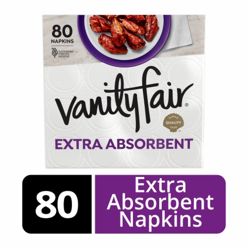 Vanity Fair® Extra Absorbent Premium Paper Napkins Perspective: front