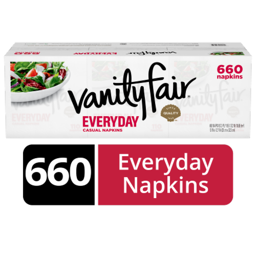 Vanity Fair® Everyday Casual Paper Napkins Perspective: front