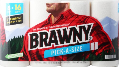 Brawny® Pick-A-Size® Paper Towels Perspective: front
