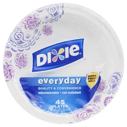 Dixie 8.5 inch Everyday Paper Plates, 45 ct Kroger