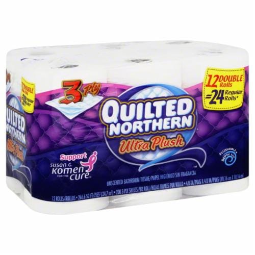 Quilted Northern Ultra Plush Bath Tissue Perspective: front