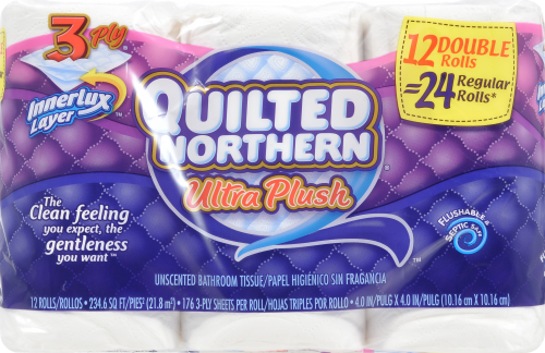 Quilted Northern Ultra Plush Bath Tissue Perspective: front
