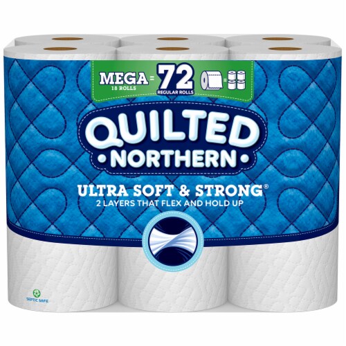 Quilted Northern Ultra Soft And Strong Toilet Paper Mega Rolls Perspective: front