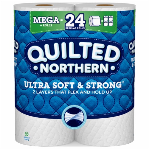 Quilted Northern Ultra Soft & Strong Mega Roll Bath Tissue, 6 rolls ...