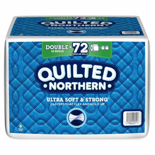 Quilted Northern Ultra Soft & Strong Double Roll Bath Tissue Perspective: front