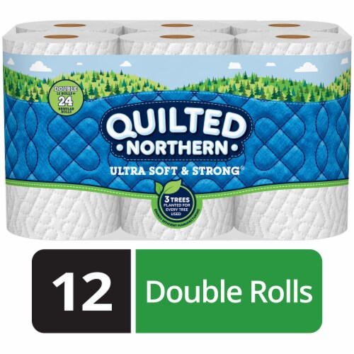 Quilted Northern Ultra Soft and Strong® 2-Ply Bath Tissue Perspective: front