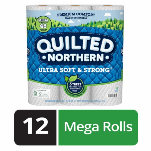 Quilted Northern Ultra Soft & Strong® Mega Toilet Paper Perspective: front