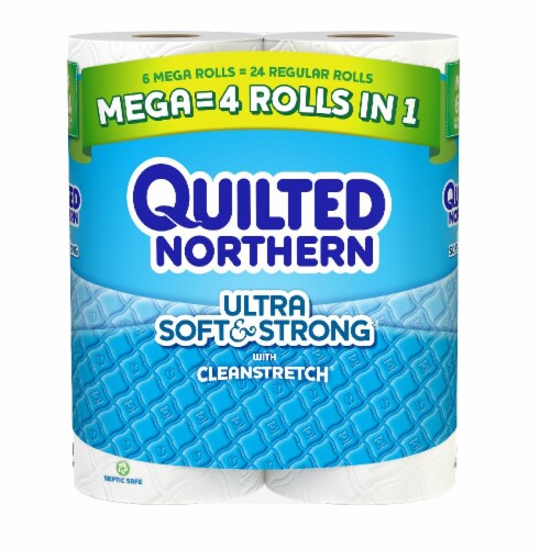 Quilted Northern Toilet Paper Bath Tissue Perspective: front