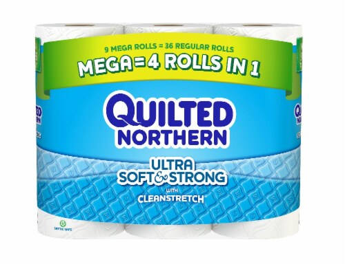 Quilted Northern Toilet Paper Bath Tissue Perspective: front