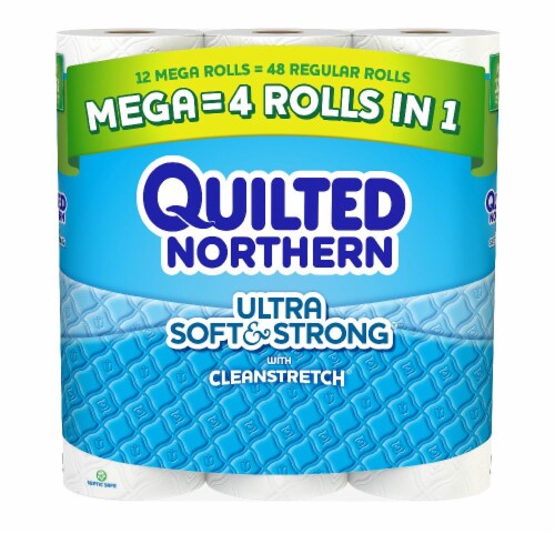 Quilted Northern Ultra Soft & Strong Mega Roll Bath Tissue Perspective: front