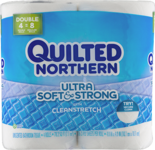 Quilted Northern - Quilted Northern, Ultra Plush - Bathroom Tissue,  Unscented, Mega Roll, 3-Ply (9 count), Shop