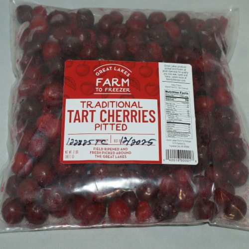 Great Lakes Farm to Freezer Traditional Frozen Pitted Tart Cherries Perspective: front
