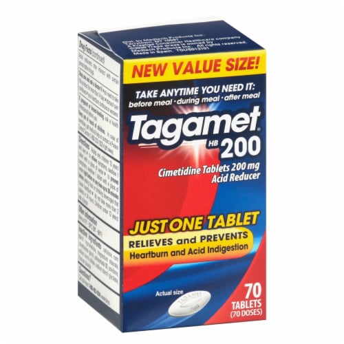Tagamet®  200mg Value Size Heartburn & Acid Indigestion Reducer Perspective: front