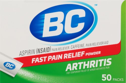 BC™ Arthritis Pain Relief Aspirin Powder Perspective: front