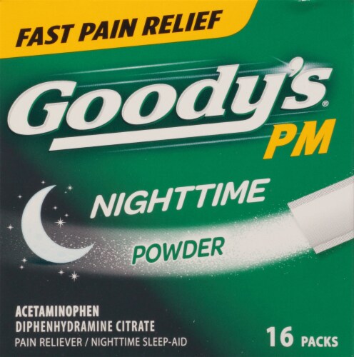 Goody's PM Powder Packs Perspective: front