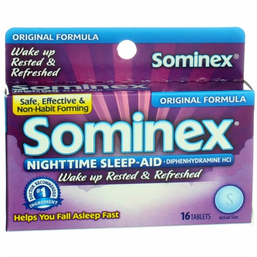 Sominex® Original Formula Nighttime Sleep Aid Perspective: front