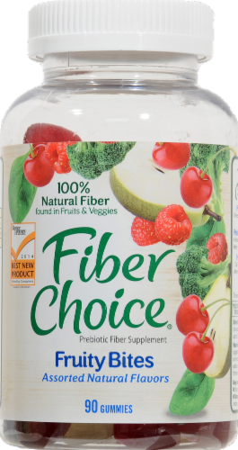 Fiber Choice Fruity Gummies Bites Perspective: front