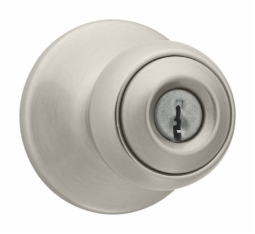 Kwikset Polo Satin Nickel Entry Knobs ANSI/BHMA Grade 3 1-3/4 in. Kwikset Polo Satin Nickel Entry Knobs ANSI/BHMA Grade 3 1-3/4 in.