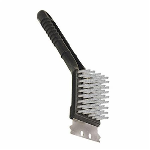 21St Century Product B65A4 Bbq Grill Brush with Scraper - 8 in. Perspective: front