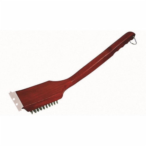 21 Century B66A4 Wood Brush with Scraper Perspective: front