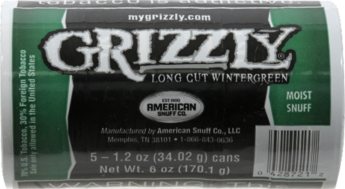 grizzly wintergreen chewing