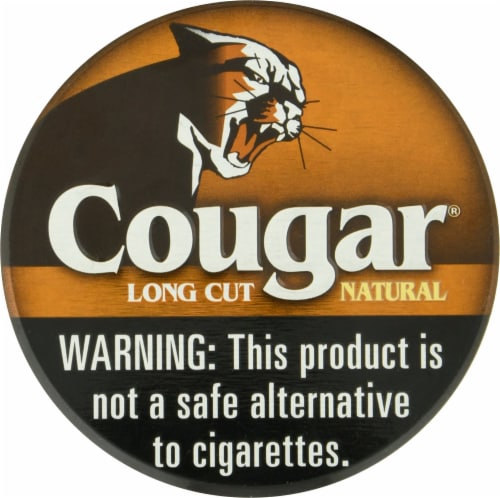 American Snuff Co. Cougar® Natural Long Cut Perspective: front