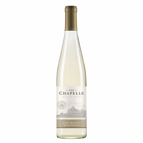 Ste. Chapelle Soft White Chateau Series Blend Wine Perspective: front