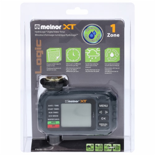 Melnor XT 1-Zone Digital Water Timer Perspective: front
