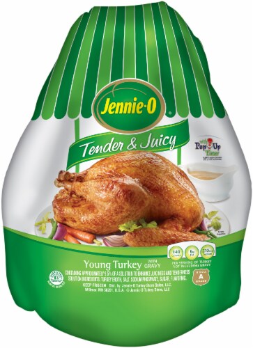 Jennie-O Young Turkey with Gravy (10-14 lb) Perspective: front