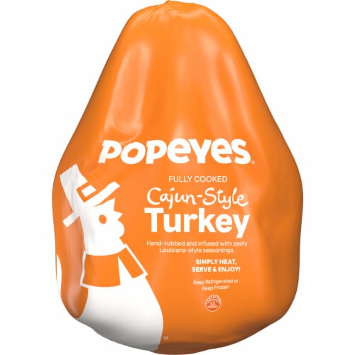 Popeyes® Fully Cooked Cajun-Style Turkey Perspective: front