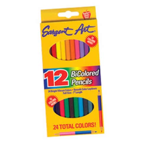 Sargent Art  SAR227202 Sargent Art Bicolored Pencils Perspective: front