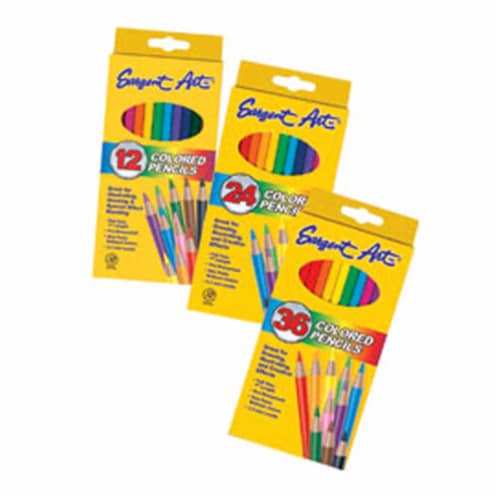 Sargent Art  SAR227224 Sargent Art Colored Pencils 24-Set Perspective: front