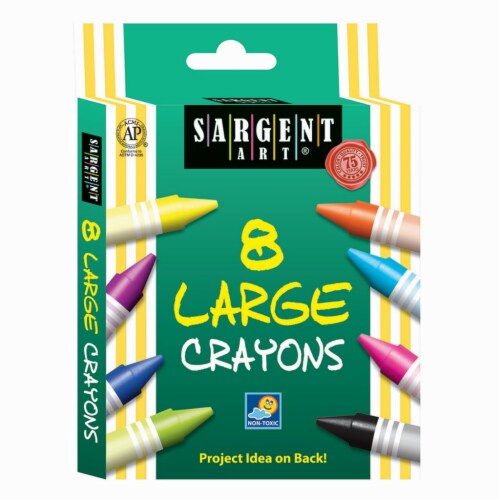 Sargent Art SAR550961 Sargent Art Crayons Jumbo 8 Count Perspective: front