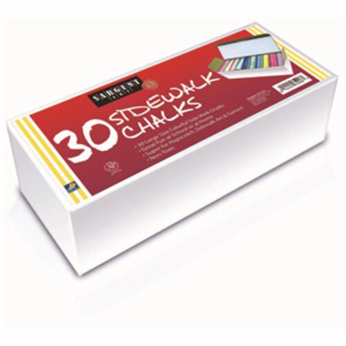 30Ct Sidewalk Chalk Best Buy Assortment Perspective: front