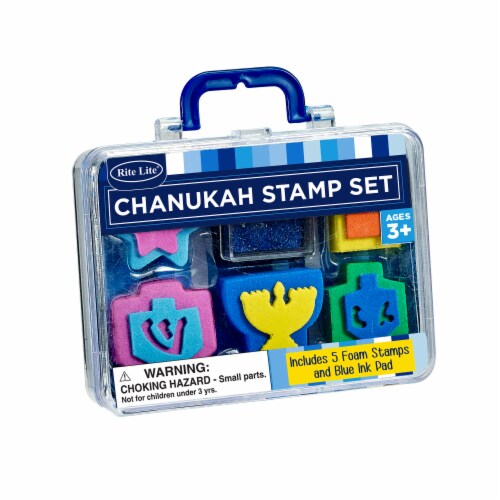 Rite Lite® Chanukah Stamp Set - Set of 5 Perspective: front