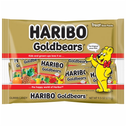 Haribo® Goldbears® Treat Size Halloween Candy Bag Perspective: front