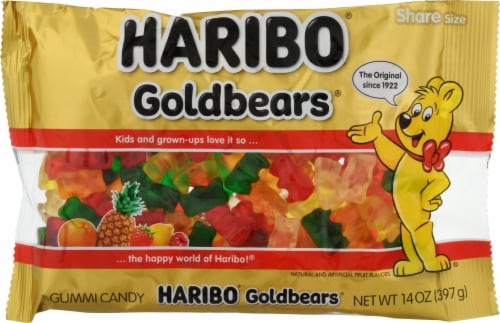Haribo® Goldbears® Gummi Candy Perspective: front