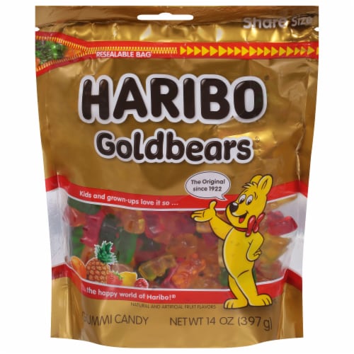 Haribo® Confectionery Resealable Gold Bears® Gummy Candy, 14 oz - Pay ...