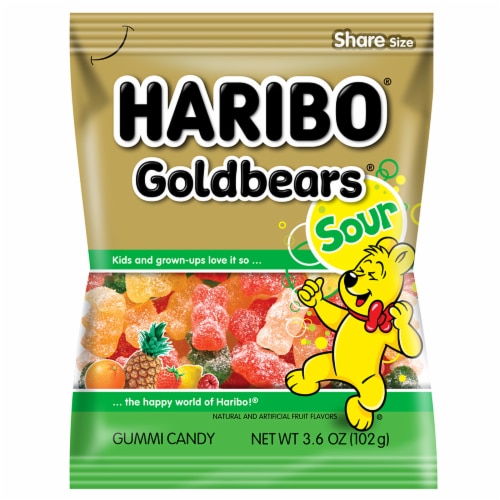 Haribo® Sour Goldbears® Gummi Candy Perspective: front