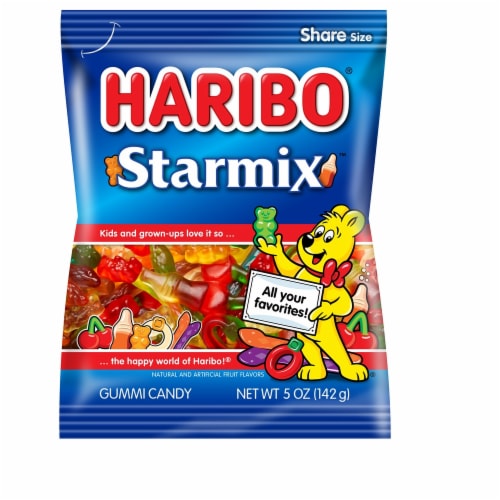 Haribo Starmix Gummi Candy Perspective: front